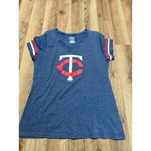 Genuine Merchandise Shirt, Women's Size Large, Blue, Twins NBA Baseball